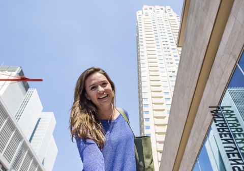 Medewerker in de stad