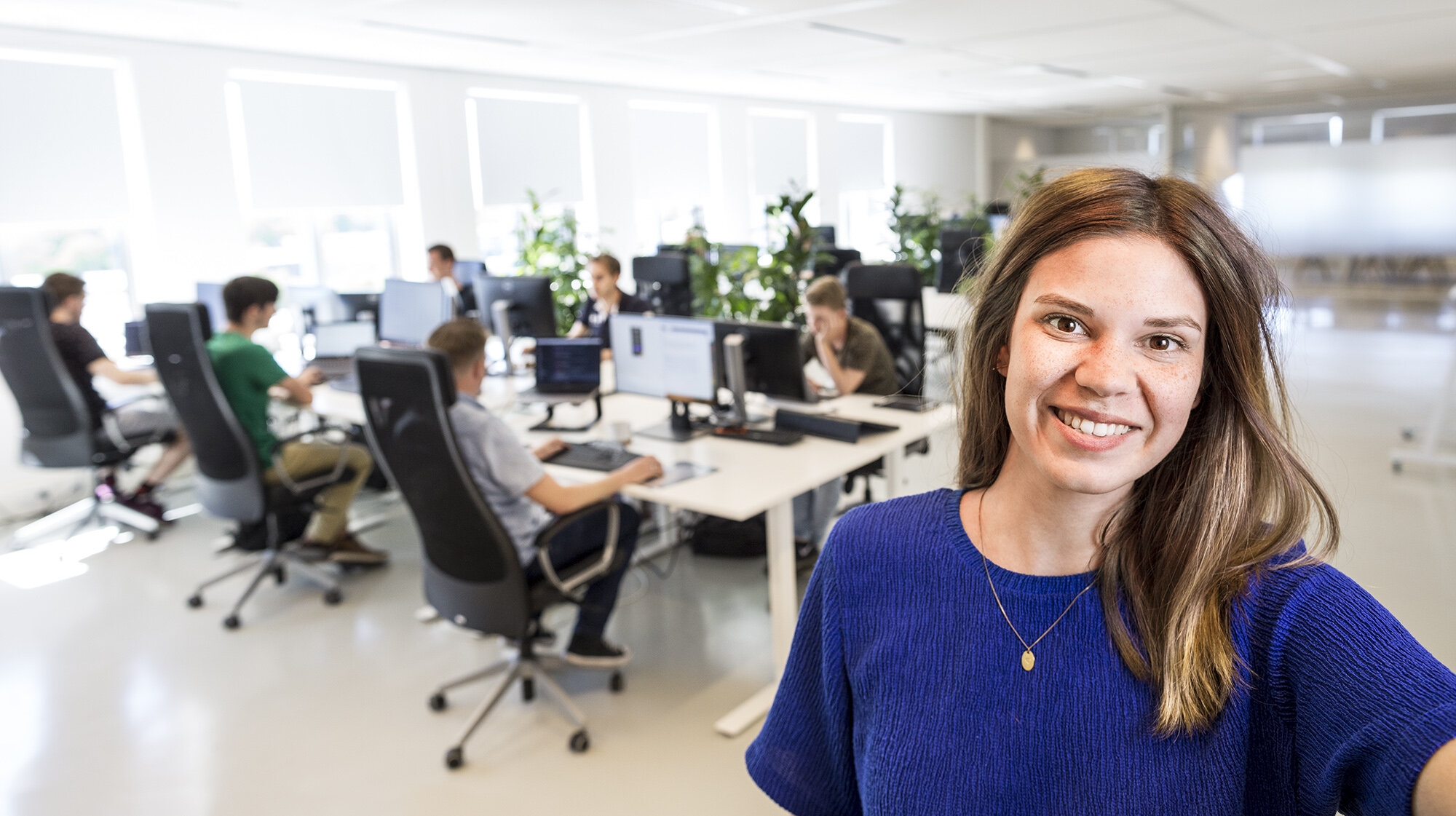 Medewerker op kantoor